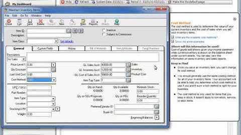 Setup Advisor Tutorial  Sage Peachtree
