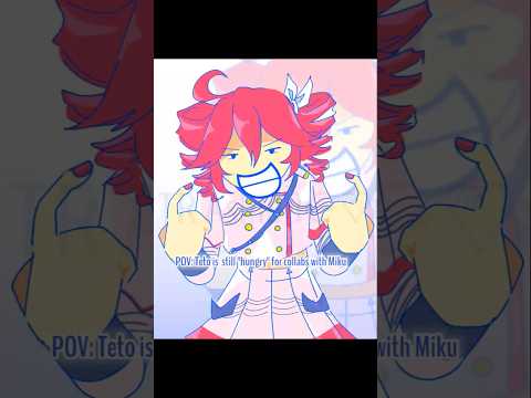 P O V Teto Is Still Hungry For Collabs With Miku Alightmotion Vocaloid Utaloid Miku Teto Shorts