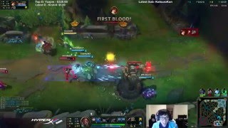 Doublelift and Meteos shows how to tower dive Level 1 - League of Legends