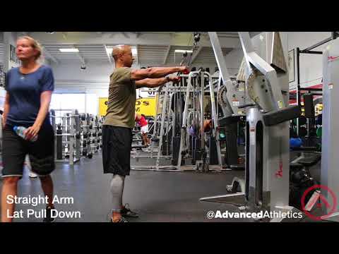Advanced Athletics - Straight Arm Lat Pull Down