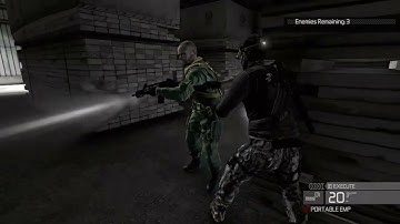 Splinter Cell: Conviction - LUMBER MILL Realistic Aggressive Stealth Kills and Executions