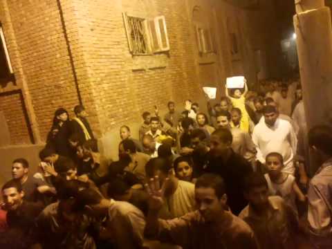 طوفان بشري في اطفيح قرية البرمبل في جمعة لبيك يا غزه18 يوليو 2014