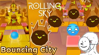 [SUFFERING Mode 🗿] Rolling Sky - Bouncing City