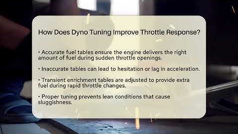 How Does Dyno Tuning Improve Throttle Response? - Car Performance Pros