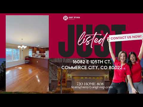 16082 E 105th Ct, Commerce City, CO home video tour