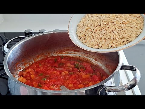 BU TARİF TEK BAŞINA YETER YAZA YAKIŞAN SEBZELİ ARPA ŞEHRİYE PİLAVI NASIL YAPILIR