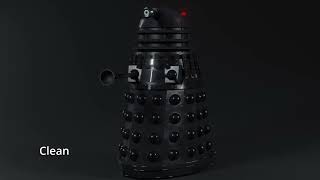 Death Zone Dalek Showcase - Turntable Animation