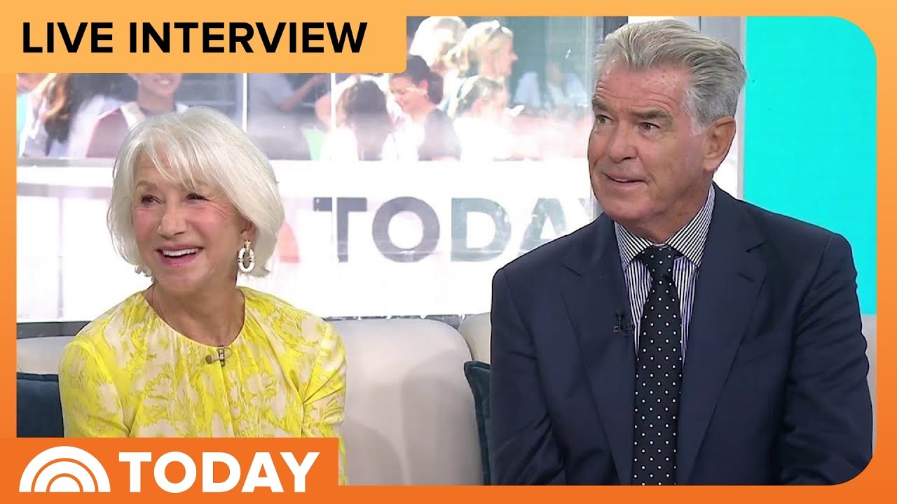 Helen Mirren and Pierce Brosnan Talk Finally Sharing the Screen