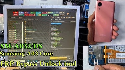 Samsung A03 Core SM-A032/DS Google FRP Unlock Tool