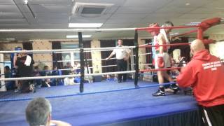 10 year old Charlie Hopkins boxing debut