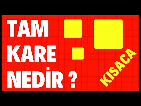 Tam Kare sayı nedir Nasıl anlaşılır