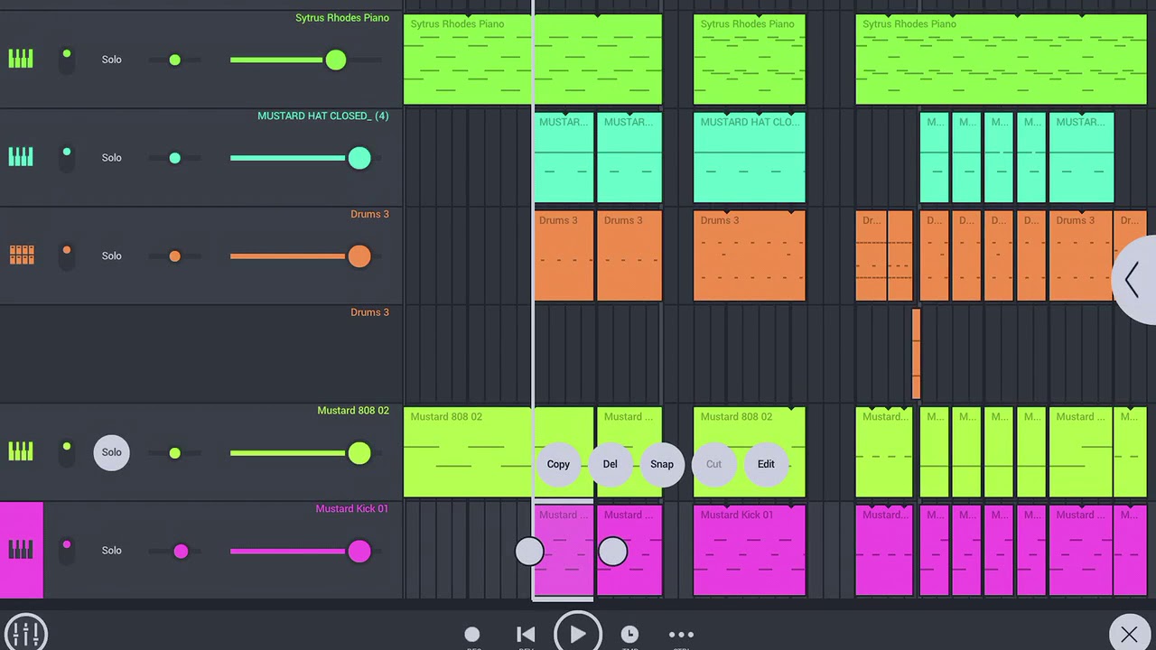 Tati - 6ix9ine remake instrumental in fl studio mobile