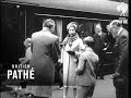 Royal Family Leave For Sandringham  (1958)