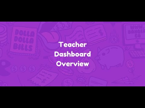 Banqer Primary - Teacher Dashboard Overview
