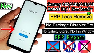 Samsung A02/A03/A10/A11/A12/A20/A21/A30/A31 FRP Bypass | New Update Google Account Unlock | No PC