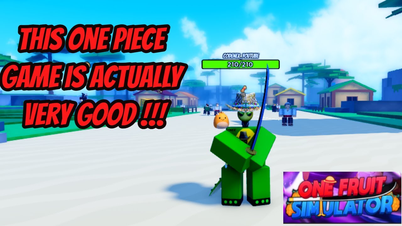 This One Piece Game is actually pretty good !!! - One Fruit Simulator 