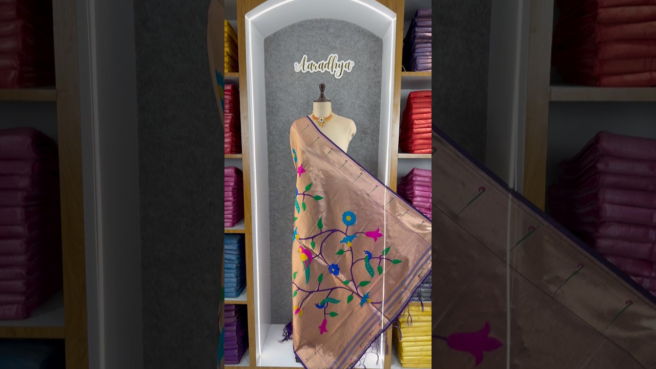Paithani Jacquard Peacock (Mor) Jaal Dupatta
