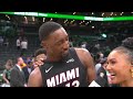 Bam Adebayo talks after Miami Heat beat Boston Celtics 109-103