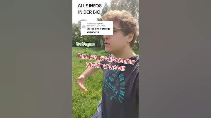 MILITANTE VEGANERIN NICHT VEGAN?!