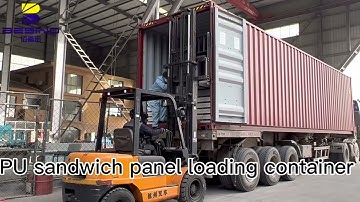 PU sandwich panel loading container
