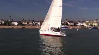 J-Boat Sailing in Newport Beach, California By: Ian Van Tuyl at IVTyachtsales.com