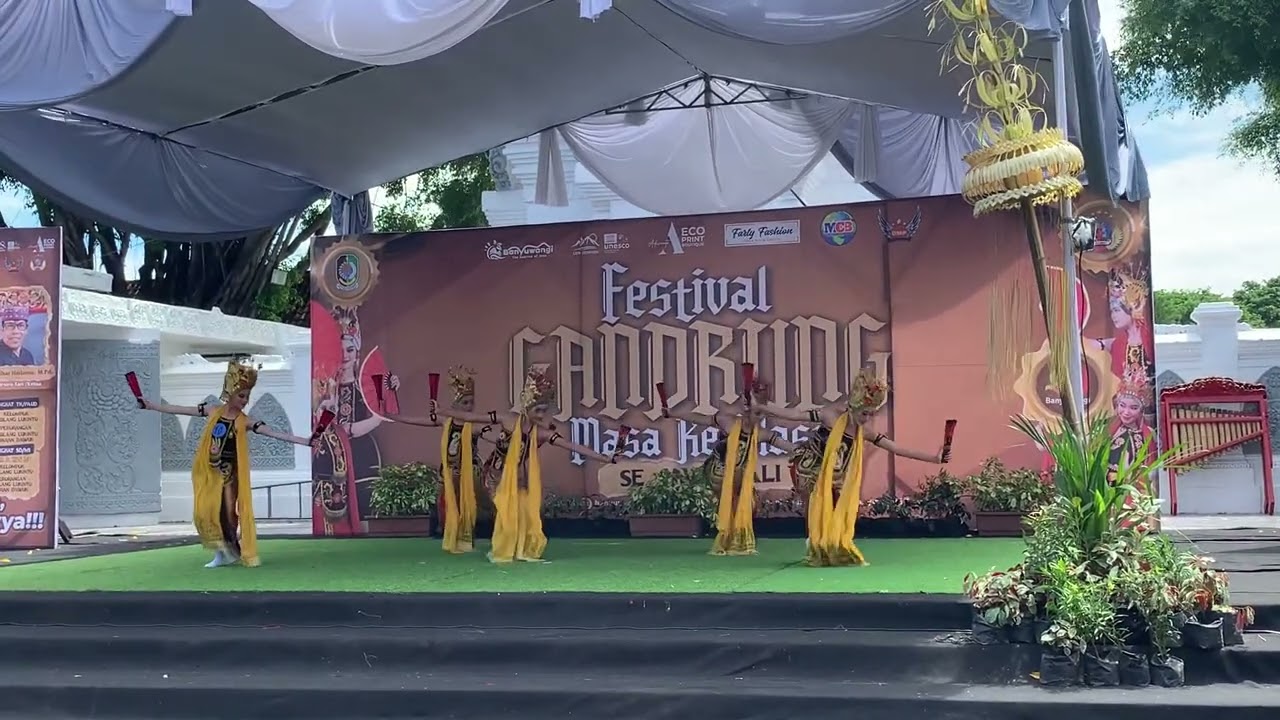 Jejer gandrung Gurit Mangir, Juara 2 kategori SMP kelompok, Festival Gandrung Masa 2024