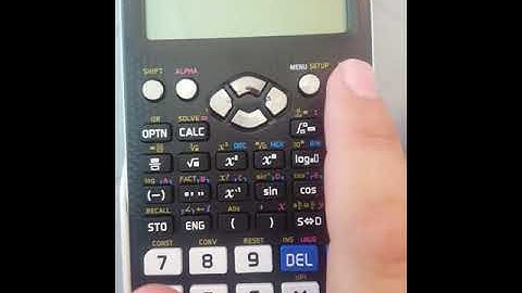 تحويل نظام العد الثنائي و العشري على الالة الحاسبة