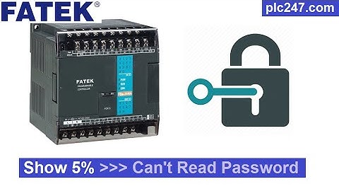 PLC Fatek Password Show 5%