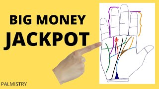 Big money Lines Jackpot - Lottery Signs and Sudden Wealth in your Hands - Palmistry