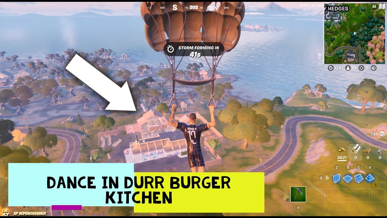 Dance in Durr Burger Kitchen - Fortnite