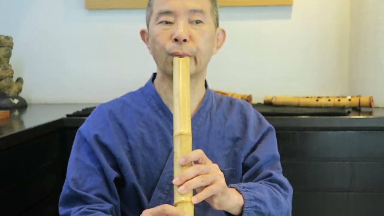 琴古流1尺8寸 (4279b-ki18) - YouTube