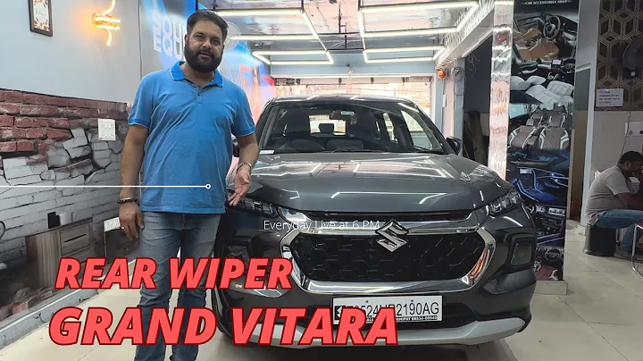 Grand Vitara rear wiper 🔥| Grand Vitara rear wiper installation | Rear wiper installed | Rear wiper