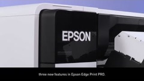 Epson SureColor S9130 Tutorial Video: New Features in Epson Edge Print PRO