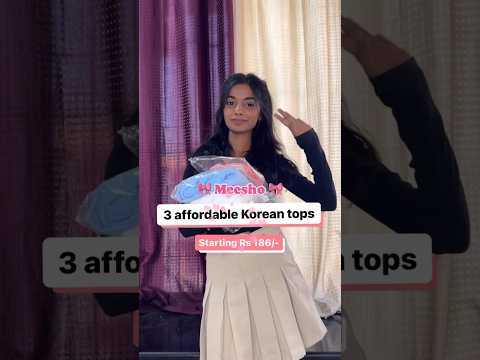 Meesho Korean tops