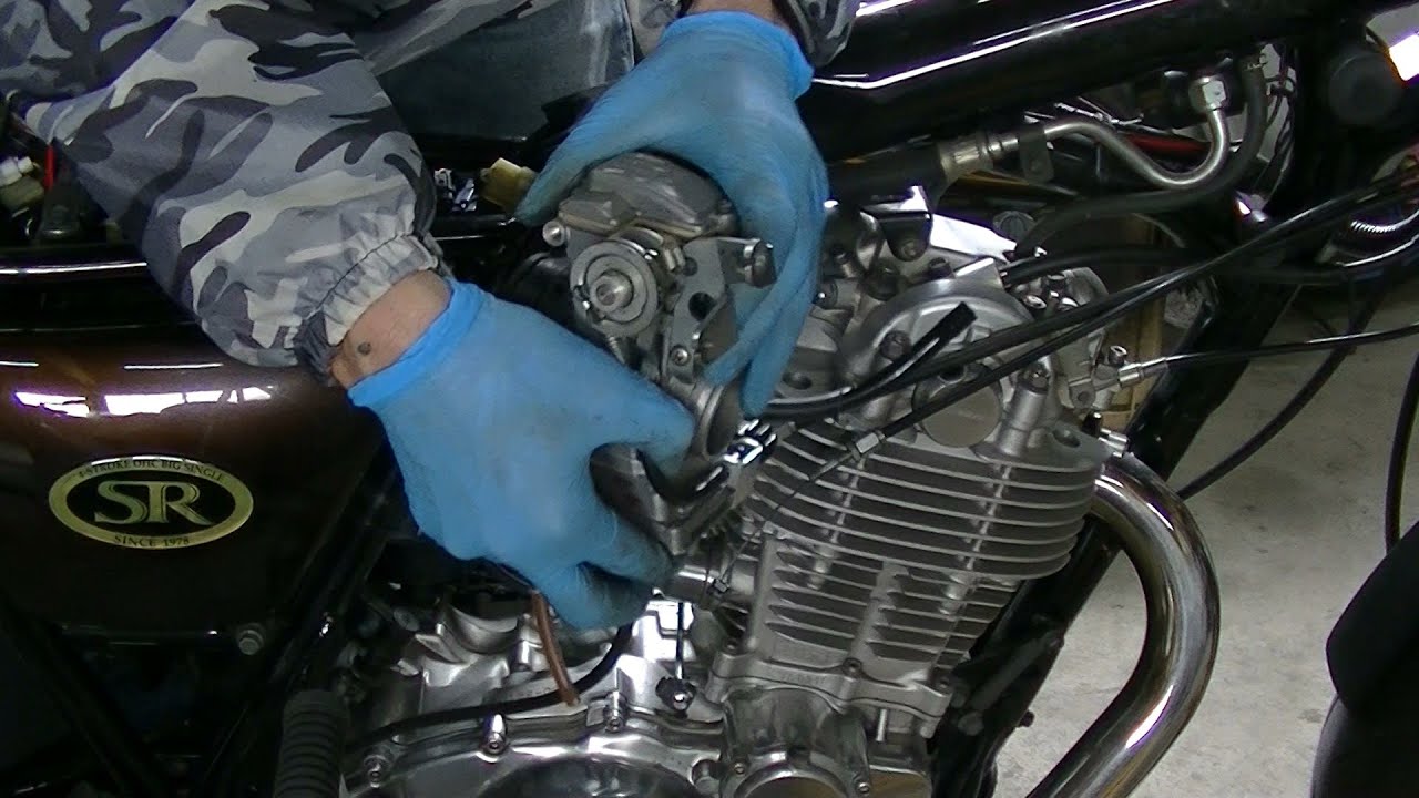 SR400 FCRキャブ分解清掃