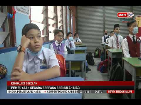 20 FEB 2021 – BERITA TGH MALAM – KEMBALI KE SEKOLAH