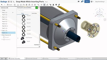 Snap Mode While Inserting Parts | What