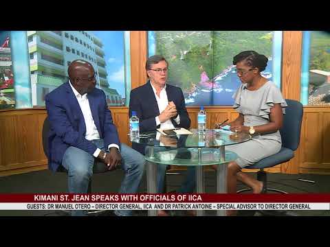 KIMANI ST  JEAN SPEAKS WITH OFFICIALS OF IICA PART 1