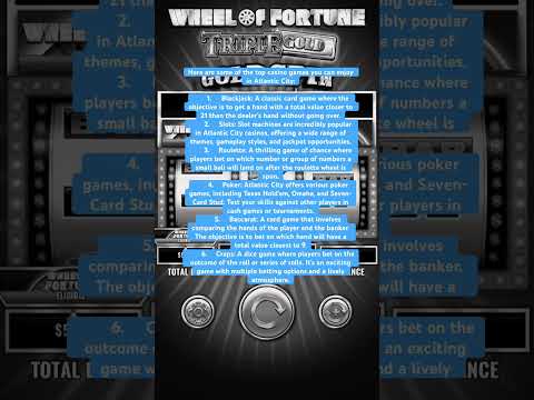 Descubre los Mejores Juegos de Casino en Atlantic City y Practica en Línea desde Perú