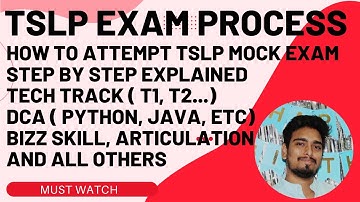 TCS TSLP  ASSESSMENT STEPS | MOCK ASSESSMENT STEPS | DCA JAVA PYTHON BIZZ SKILLS ARTICULATION TECH
