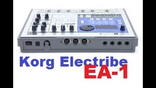 Korg Electribe EA-1: FAT FAT FAT sounds!