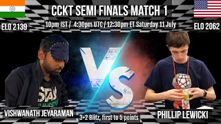 CCKT Semi finals live: Vishwanath Jeyaraman vs Phillip Lewicki!