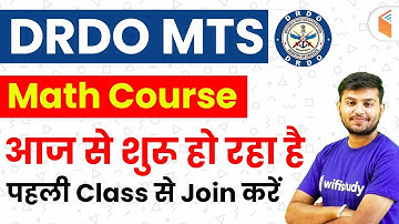 DRDO MTS 2020 | Complete Math Course | Use Referral Code "SAHIL10" & Get 10% Off | Join Now