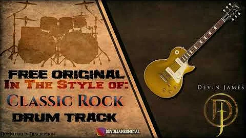 Classic Rock Styled Free Original Drum Track - 165 BPM (FREE DOWNLOAD)