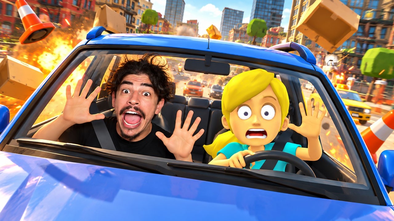 MINHA IRMÃ É MUITO RUIM DE RODA | Teach My Little Sister How To Drive