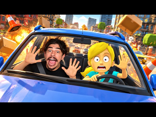 MINHA IRMÃ É MUITO RUIM DE RODA | Teach My Little Sister How To Drive