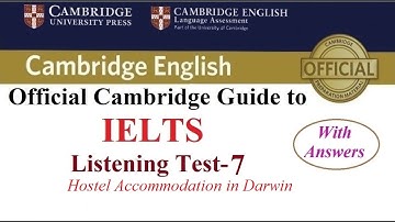 Officiële Cambridge Luistertoets 7 met antwoorden