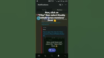 How to Disable include @role Mentions in Discord Mobile #roduz #discord #howto #how #mentions #roles