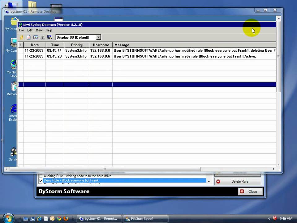 File Sure Tracking security policy changes with FileSure - YouTube