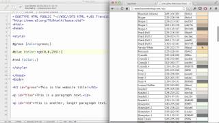 CSS - 06. Styling texts: text colour and text alignment